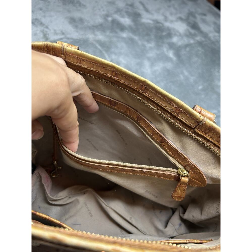 Brahmin Mini Arno Whiskey La Scala Shoulder Cross Body Bag - Picture 7 of 16